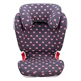JANABEBE Bezug für Römer KIDFIX II XP SICT (FLUOR HEART, OHNE AUGE)
