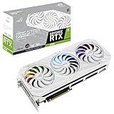 ASUS ROG -STRIX-RTX3080-O10G-WHITE-V2 NVIDIA GeForce RTX 3080 10 GB GDDR6X, Full-Height/Full-Length (FH/FL)