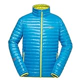 emansmoer Herren Puffer Packable Ultra leicht Daunenjacke Parka Mantel Winter Outdoor Sport Camping Wandern Jacke (Small, Hellblau)