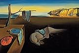 time4art Salvador Dali Surrealism The Persistence of Memory Print Canvas Bild auf Keilrahmen Leinwand (90x60cm)