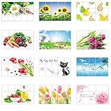 1Pc 75 * 45 cm wasserdichte Aluminiumfolie Wandaufkleber Fliesen Küche Badezimmer Wandkunst Aufkleber Tulpe Blume Rose Home D
