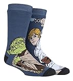 HEAT HOLDERS - Herren Thermo Winter Star Wars Socken mit Antirutsch ABS Sohle (39/45, Luke/Yoda)