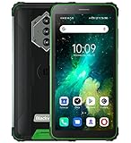 Blackview BV6600E Outdoor Smartphone ohne Vertrag, 8580mAh Akku (Rückwärtsladung), 5.7'' HD + IP68 & IP69K Wasserdichtes Stoßfestes Handy Android 11, Octa Core 4GB + 32GB, 13MP Kamera GPS Grü