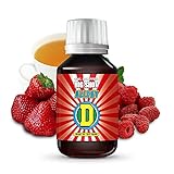 OWL Allday D 50ml Big Shot Longfill Aroma für e Liquid e Zigarette e Shisha 500ml Leerflasche Rote Früchte weißer T
