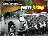 OPO-T Aston Martin DB5 Ejector Seat Metall Zeichen (2015)