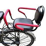 SKYWPOJU Fahrradsicherheit Hinten Kindersitz Für Kinder 2-8 Jahre Babytrage Fahrradsitz Rücksitz Armlehne Pedal Gepolsterter Gurt Adult Bike Supp