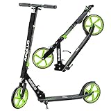 Apollo XXL Wheel Scooter - Phantom Pro City Scooter, Klappbarer City-Roller, höhenverstellbar, Tret-Roller für Erw