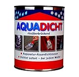 Aqua Dicht - Reparatur Faserdichtmasse 5 kg Eimer grau - Dichtet sofort bei jedem W