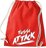 Shirtinstyle Turnbeutel Tussi Attack Gym Sack, Beutel Tasche, Farbe R