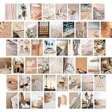 myDreamwork - Premium Wandcollage, Bilder Set 50er, Ästhetik, Poster Mädchen, Collage Kit | Stilvolles Bilderset für das Wohnzimmer | 50 Stück 10,5x14,6cm | VSCO Girl | Handsortiert, Made in Germany