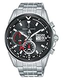 Pulsar Rally Herren-Uhr Solar Chronograph Edelstahl mit Metallband PZ6027X1