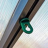 30x Gewächshausclips - Pflanzenhalter Aufhängevorrichtungen für Gewächshaus, Perfekte Ösen Rankhilfe Clips fü