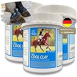essigsaure Tonerde ⇒ Cool Clay Paste Pferd I Arnika Tonerde Salbe I Tonerdepaste I Salbe Mineralerde Pulver I Heilerde kühlend I Kühlsalbe I Arnica Kühlpaste Muskel Sehnen Bänder Pferde Tiere 3*1,5Kg