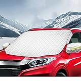 Kompatibel mit Ford Kuga Ecosport Fiesta Winter Auto Scheibenabdeckung Magnet Windschutzscheibe Abdeckung Frostschutzfolie Frontscheibe Frostabdeckung Scheibenfrostschutz gegen Schnee EIS F