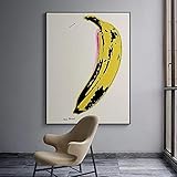 Andy Warhol Banane Pop Art Dekoration Malerei Leinwand Malerei Plakate und Drucke Wandbilder für Wohnzimmer Dekor 70x90cm R