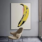 Andy Warhol Banane Pop Art Dekoration Malerei Leinwand Malerei Plakate und Drucke Wandbilder für Wohnzimmer Dekor 70x90cm R