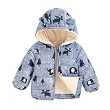 PZHHZPING Winterjacke für Baby Jungen und Mädchen,0-5 Jahre Kleinkind Kinder Baby Winter Kapuzen Mantel Jacke Warme Winddicht Dicke Steppjacke Kapuzenjacke Oberbekleidung Kleidung