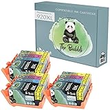 The Bubbli Original | 920XL Kompatible Druckerpatronen für HP OfficeJet 6500A Plus 6000 6500A 6500 Wireless 7000 Wide Format (12er Pack)