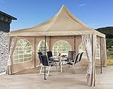 QUICK STAR Ersatzdach 4x4m für Lounge Pavillon Sahara S