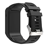 KOMI Uhrenarmband Ersatz für Garmin Vivoactive HR, Silikon Sport Fitness Armband für Vivoactive HR GPS Smart Watch (schwarz)