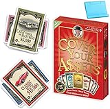 GJYJJKRY Gesellschaftsspiele Cover Your Assets Card Game Neuheiten Spielkarten Fun Set-Sammelspiel,das Von Kindern,Jugendlichen Und Erwachsenen Genossen W