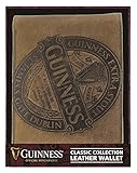 Guinness Brown Leather Wallet With Classic Collection Label Desig