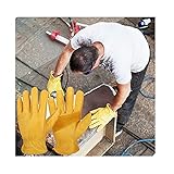 Finger-Finger-Outdoor-Motorradhandschuhe Gartenarbeit Handschuhe Verschleißfeste Rutschfeste, Schweißabsorbierende Atmungsaktive Outdoor Riding, Beste Wahl for Abenteuer 2 Farben, S-XL