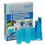 OASE 51280 AquaActiv BioKick Premium 4 x 20 ml für je 10.000 l - hochkonzentrierte Filterbakterien Starterbakterien für Teich Fischteich Gartenteich Schw