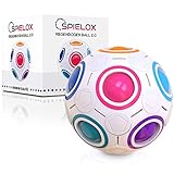 SPIELOX® Regenbogenball - Verbessertes Konzept 2021 I Knobelspiel I Geschicklichkeitsspiele für Erwachsene & Kinder I Geschenke für Mädchen & Jungen I Denkspiel I Geschenkideen I Magic B