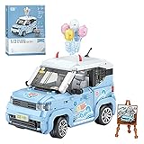 LALAmi 875Pcs LOZ Blöcke Limousine Modellbausatz Montagebaustein,MOC Puzzlesteine, modulares Bausteinset kompatibel mit Lego-B