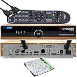 OCTAGON SF8008 4K UHD HDR Combo Receiver Limited Gold Edition DVB-S2X & DVB-C/ DVB-T2, Satellit, Kabel/ terrestrische Signal, E2 Linux IPTV Smart TV Box, Aufnahmefunktion, HDMI, Dual WiFi [2TB intern]