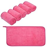 KinHwa Microfaser Abschminktücher Make-up Entferner Tuch Waschbar Gesichtsreinigungstücher Ultraweich Waschlappen Make Up Radierer 6Stück R