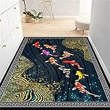 Nordic Polyester Schmetterlingsdruck Teppich Rechteckige rutschfeste Weiche Matten Wohnzimmer Schlafzimmer Nachttisch Teppich Eingangsmatte 200x300