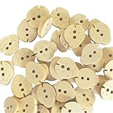 SNHAGHUS Knöpfe 100 stücke Natürliche Farbe Niedliche Cartoon Holzknopf Für Kinder Nähen Knöpfe Kleidung Zubehör Holz Handwerk Dekoration DIY (Color : Ladybug Button)