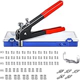 Nietzange Set, AUTOUTLET 86 Stück Nietmutternzange Set Gewindeeinsatz Nietpistolen Werkzeug, mit M3 M4 M5 M6 M8 Dorne und 80PCS Nietmuttern, 10' Nietzange Gewinde Blindnietzange vernieten Kit-R