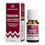 WARZIN gegen Warzen | Warzenentferner | wirksame Warzen Tinktur | effektives Warzenmittel gegen Warzen und Hühneraug