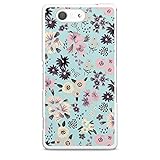 DeinDesign Hard Case kompatibel mit Sony Xperia Z3 Compact Schutzhülle weiß Smartphone Backcover Blumen Pastell M