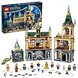 LEGO 76389 Harry Potter Schloss Hogwarts Kammer des Schreckens Spielzeug, Set mit Voldemort als goldene Minifigur und der Großen H