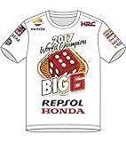 MotoGP Apparel mm93 2017 World Feld T-Shirt, weiß, Größe XL
