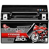 BlackMax YTZ10S Motorradbatterie GEL 12V 9Ah Akku GTZ10-S YTZ10-S-BS GEL12-10B-4