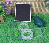 Wehmann Solar Teichbelüfter Power Doppelpumpe 200 l pro Std. Teichbelüfter für Tag und Nacht !!!