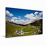 Premium Textil-Leinwand 120 x 80 cm Quer-Format Fanes-Panorama | Wandbild, HD-Bild auf Keilrahmen, Fertigbild auf hochwertigem Vlies, Leinwanddruck von Hans Pfleg