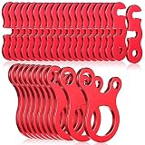 30 Stück Aluminium-Legierung Abspannseil-Einsteller, Zeltspanner, Aluminiumlegierung, Seilspanner für Zelt, Camping, Wandern, Outdoor-Aktivitäten, 2 S