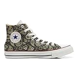 MYS Sneakers Original USA personalisiert Schuhe (Custom Produkt) Brown Paisley Size 40 EU