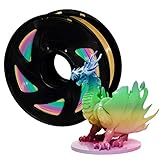 Filament PLA 1.75 mm 3D Drucker PLA Filament Multicolor Rainbow XVICO PLA Regenbogen Filament 1 KG Sp