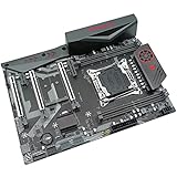 ACD Desktop-MainboardFit für JINGYUE X99 Mining Motherboard LGA 2011-3 Set Kit mit E5 2666 V3 CPU Prozessor 16G (2 x 8) DDR4 ECC RAM Speicher Unterstützung M.2 NVME TANIUM D4 Gaming Motherb