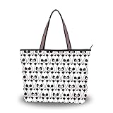 Emoya-Tragetasche mit lustigem Maulkorb, süßer Cartoon-Panda-Tragegriff, Schultertasche, Größe L, Mehrfarbig - multi - Größe: M