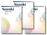 Suzuki Violinenschule Violinenteil - 3 Bücherset - inkl. Band 1, Band 2 und Band 3