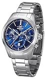 FIREFOX FFS270-103 Herren-Armbanduhr Edelstahl Chronograph 10 ATM wasserdicht Sunray b