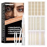 Schlupflider Stripes, Augenlid Stripes, Schlupflider Creme, Augenlid Straffung, Schlupflid Tape Streifen zum Augenlid-Lifting ohne OP (wasserfest, 24h Halt, double eyelid lifting tapes) Augenlid-Tap